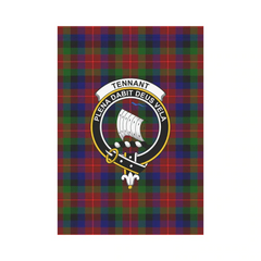 Clan Tennant Tartan Crest Garden Flag PB84 Clan Tennant Tartan Today