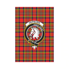 Clan Hepburn Tartan Crest Garden Flag LZ93 Clan Hepburn Tartan Today