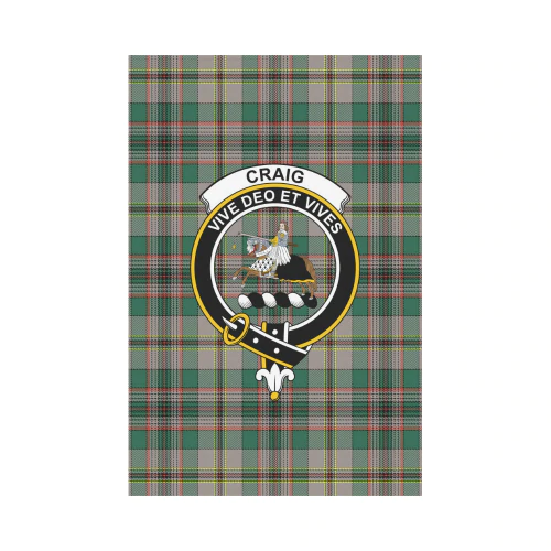 Clan Craig Ancient Tartan Crest Garden Flag WD49 Clan Craig Tartan Today