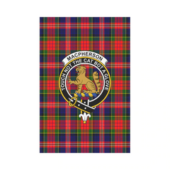Clan MacPherson Modern Tartan Crest Garden Flag BH50 Clan MacPherson Tartan Today