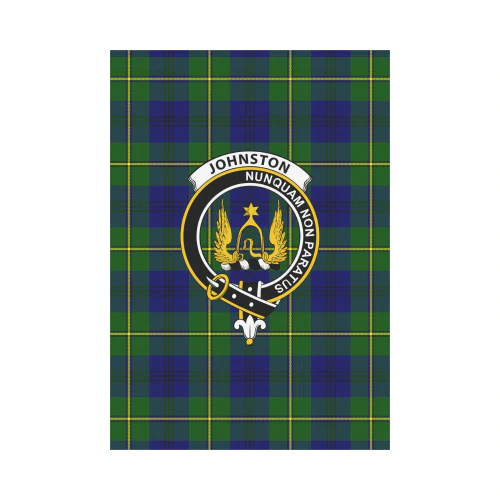 Clan Johnston Tartan Crest Garden Flag WF74 Clan Johnston Tartan Today