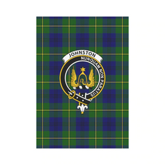Clan Johnston Tartan Crest Garden Flag WF74 Clan Johnston Tartan Today