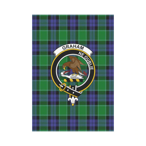 Clan Graham Of Menteith Modern Tartan Crest Garden Flag OG70 Clan Graham Tartan Today