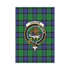 Clan Graham Of Menteith Modern Tartan Crest Garden Flag OG70 Clan Graham Tartan Today