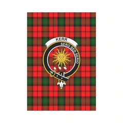 Clan Clan Kerr Modern Tartan Crest Garden Flag FD23 Clan Kerr Tartan Today