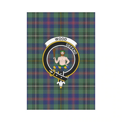 Clan Wood Tartan Crest Garden Flag AR85 Clan Wood Tartan Today