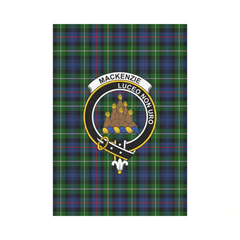 Clan MacKenzie Modern Tartan Crest Garden Flag PM23 Clan Garden Clan MacKenzie
