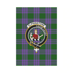 Clan Elphinstone Tartan Crest Garden Flag LK27 Clan Elphinstone Tartan Today