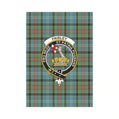 Clan Paisley District Tartan Crest Garden Flag DF20 Clan Paisley Tartan Today