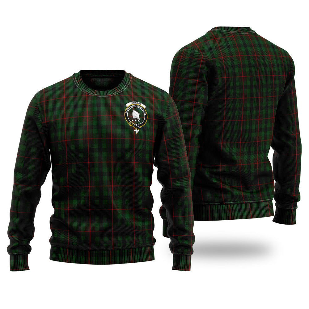 Clan Tennant Tartan Christmas Ugly Sweater PW81 Tennant Tartan Tartan Sweater