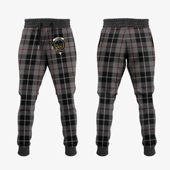 Clan Thompson Grey Tartan Crest Jogger Sweatpants RA99 Clan Thompson Tartan Today