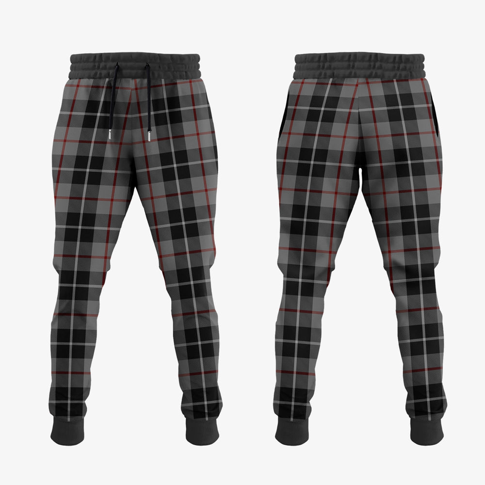 Clan Thompson Grey Tartan Crest Jogger Sweatpants RA99 Clan Thompson Tartan Today