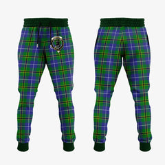 Clan Turnbull Hunting Tartan Crest Jogger Sweatpants CP84 Clan Turnbull Tartan Today