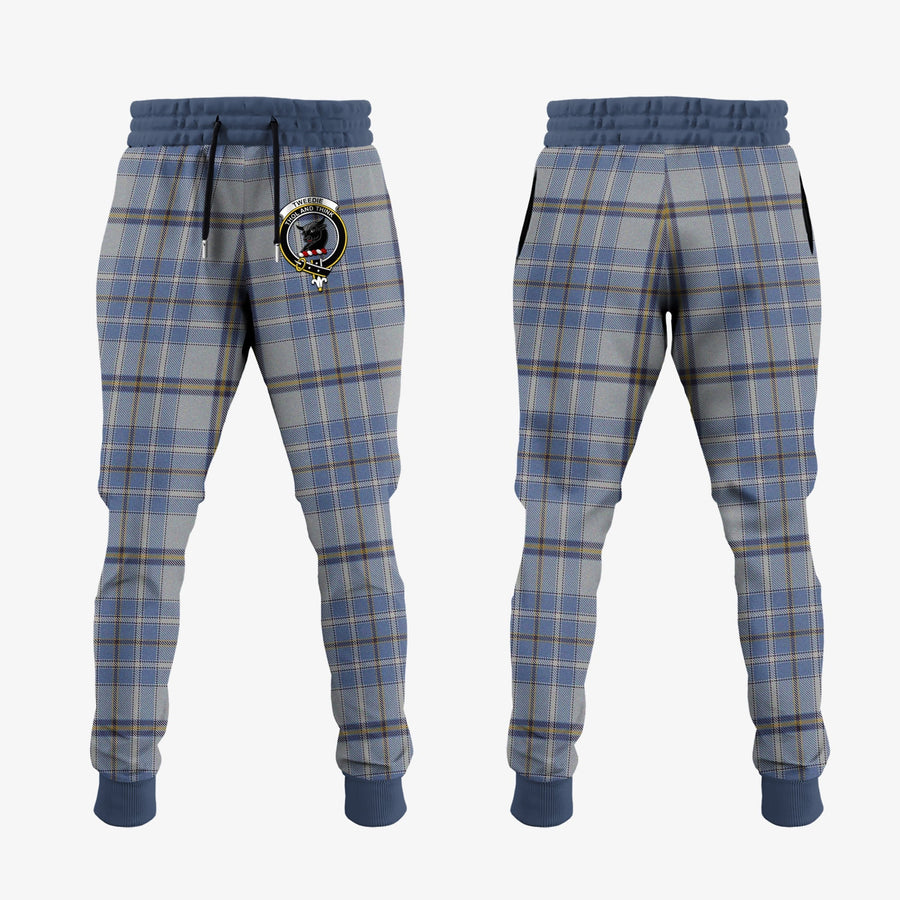 Clan Tweedie Tartan Crest Jogger Sweatpants