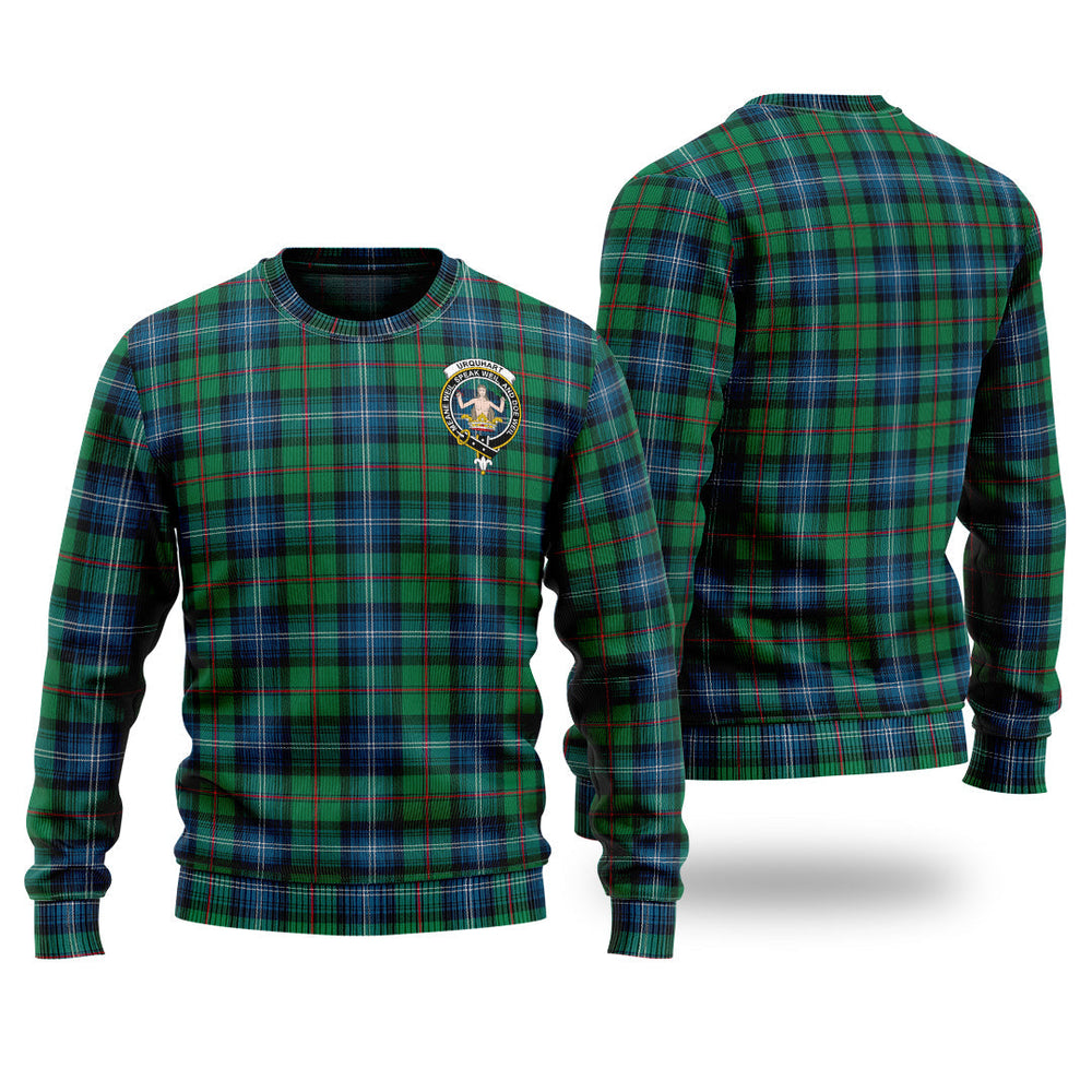Clan Urquhart Ancient Tartan Christmas Ugly Sweater WV48 Urquhart Ancient Tartan Tartan Sweater