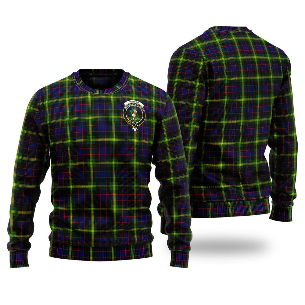 Clan Watson Modern Tartan Christmas Ugly Sweater SG33 Watson Modern Tartan Tartan Sweater