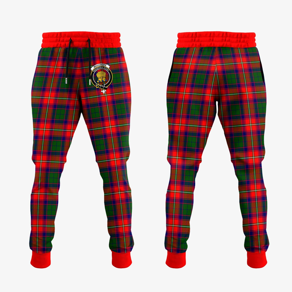 Clan Wauchope Tartan Crest Jogger Sweatpants BD80 Clan Wauchope Tartan Today