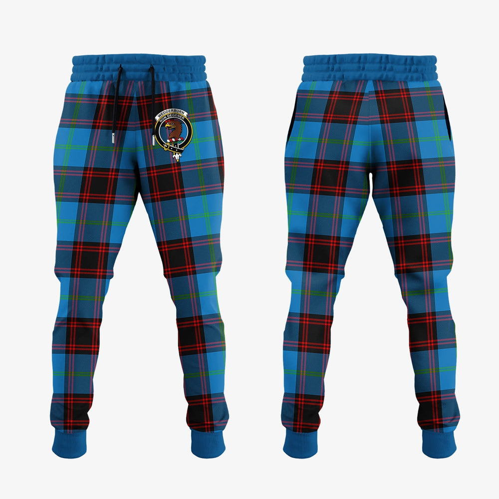 Clan Wedderburn Tartan Crest Jogger Sweatpants SA79 Clan Wedderburn Tartan Today