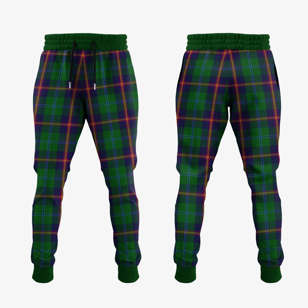 Clan Young Tartan Crest Jogger Sweatpants FB75 Clan Young Tartan Today