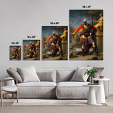 Turn Me Royal Personalized Portrait from Your Photo, Custom Tartan. Custom Canvas Wall Art as Gift for Men  Tartan Today