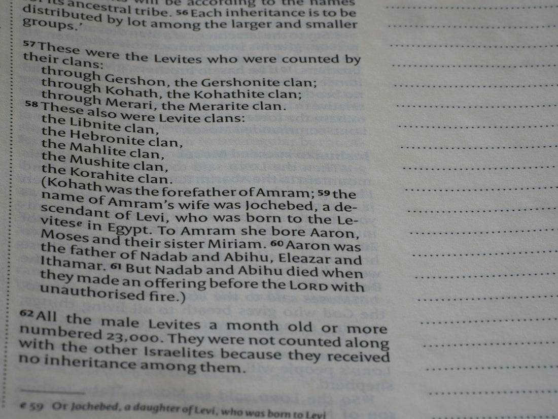 A page of printed text from a book with numbered verses