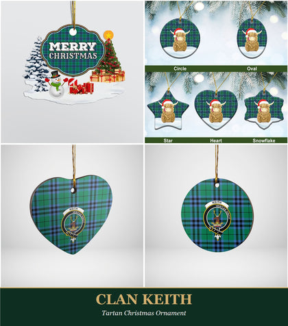 Clan Keith Tartan Christmas Ornament