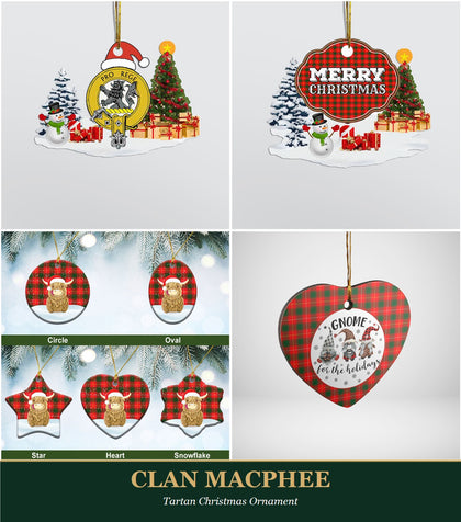 Clan MacPhee Tartan Christmas Ornament