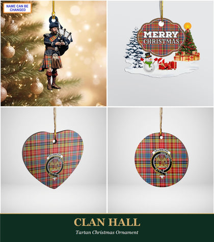Clan Hall Tartan Christmas Ornament