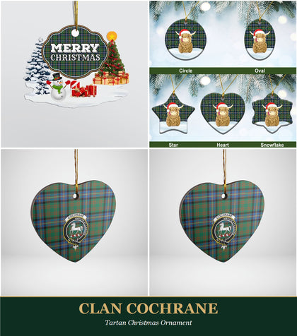 Clan Cochrane Tartan Christmas Ornament