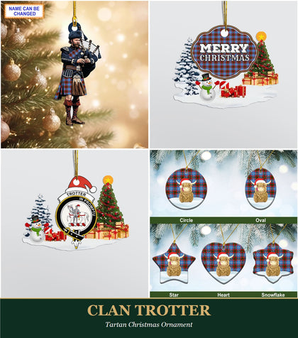 Clan Trotter Tartan Christmas Ornament