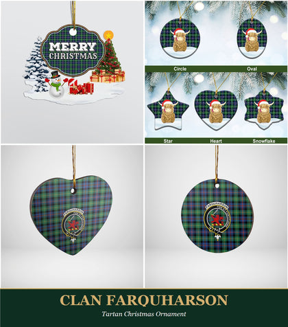 Clan Farquharson Tartan Christmas Ornament