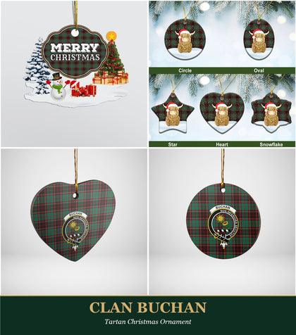 Clan Buchan Tartan Christmas Ornament