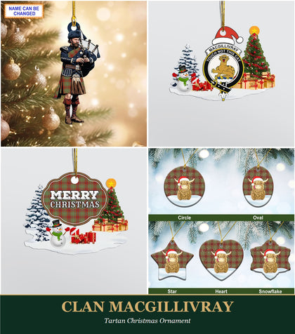 Clan MacGillivray Tartan Christmas Ornament
