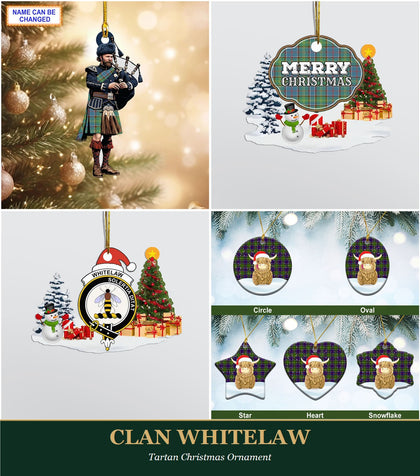 Clan Whitelaw Tartan Christmas Ornament