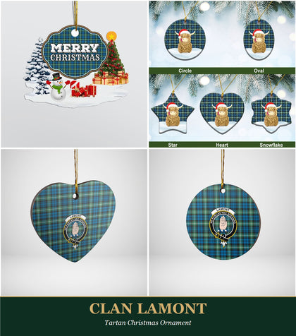 Clan Lamont Tartan Christmas Ornament