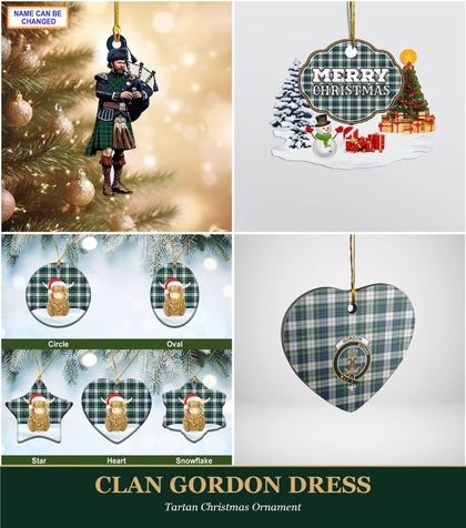 Clan Gordon Dress Tartan Christmas Ornament