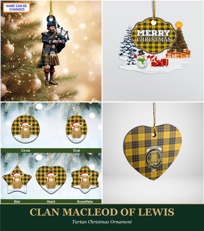 Clan MacLeod of Lewis Tartan Christmas Ornament
