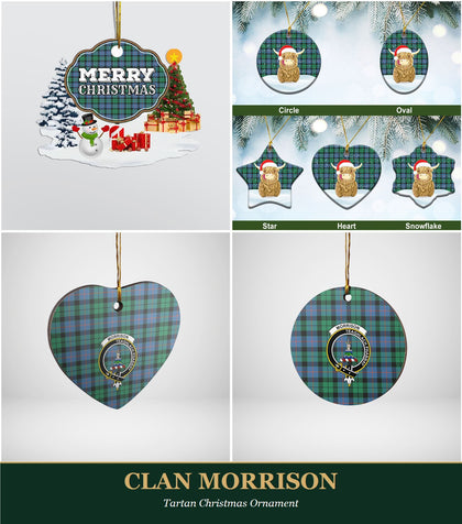 Clan Morrison Tartan Christmas Ornament