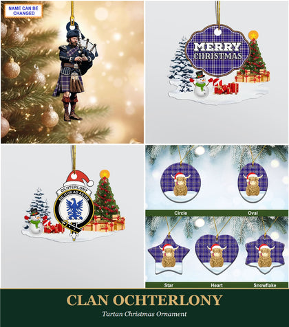 Clan Ochterlony Tartan Christmas Ornament