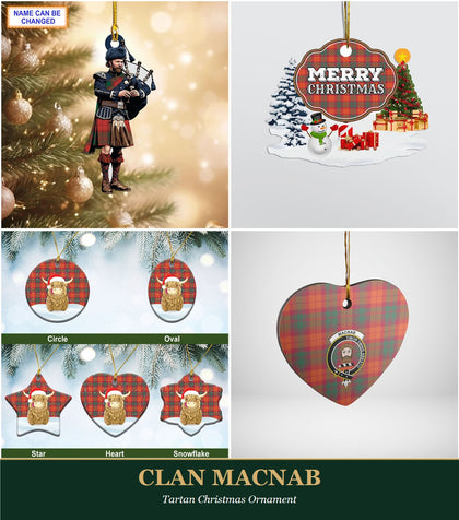 Clan MacNab Tartan Christmas Ornament