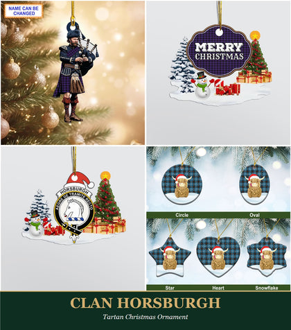 Clan Horsburgh Tartan Christmas Ornament