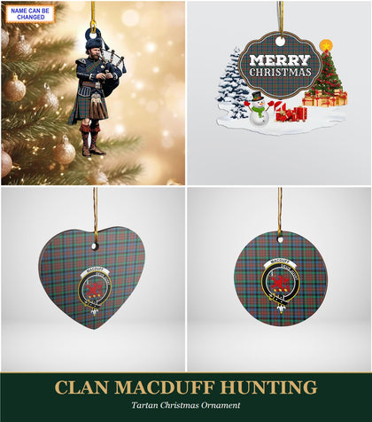 Clan MacDuff Hunting Tartan Christmas Ornament