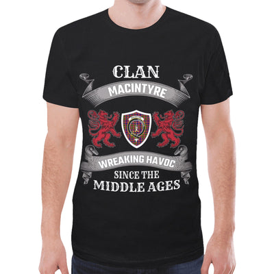 Clan MacIntyre Family Tartan 2D T-shirt