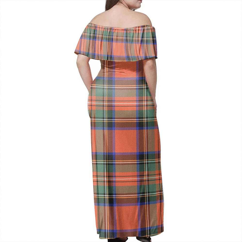 Clan Stewart Royal Ancient Tartan Hawaii Dress EO85 Clan Stewart Tartan Hawaii Dress   