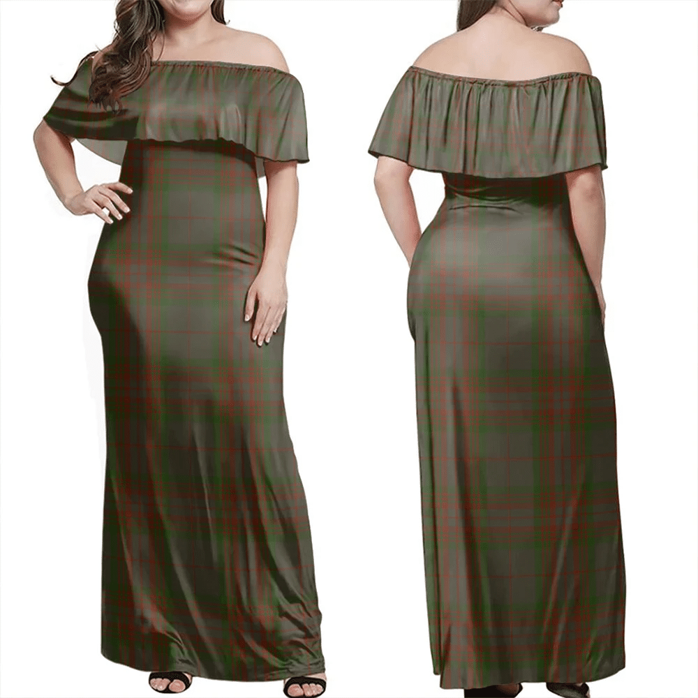 Clan Gray Tartan Hawaii Dress BW49 Clan Gray Tartan Hawaii Dress   