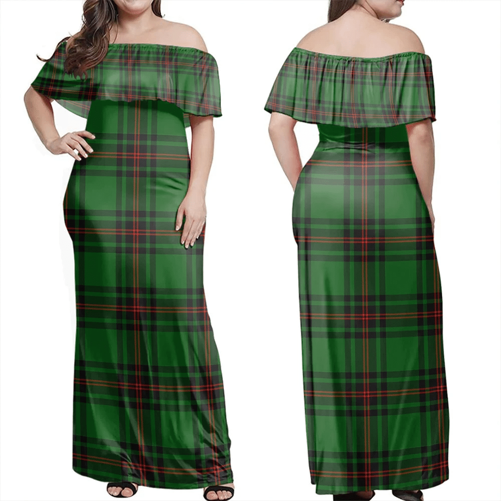 Clan Fife District Tartan Hawaii Dress TJ16  Tartan Hawaii Dress   