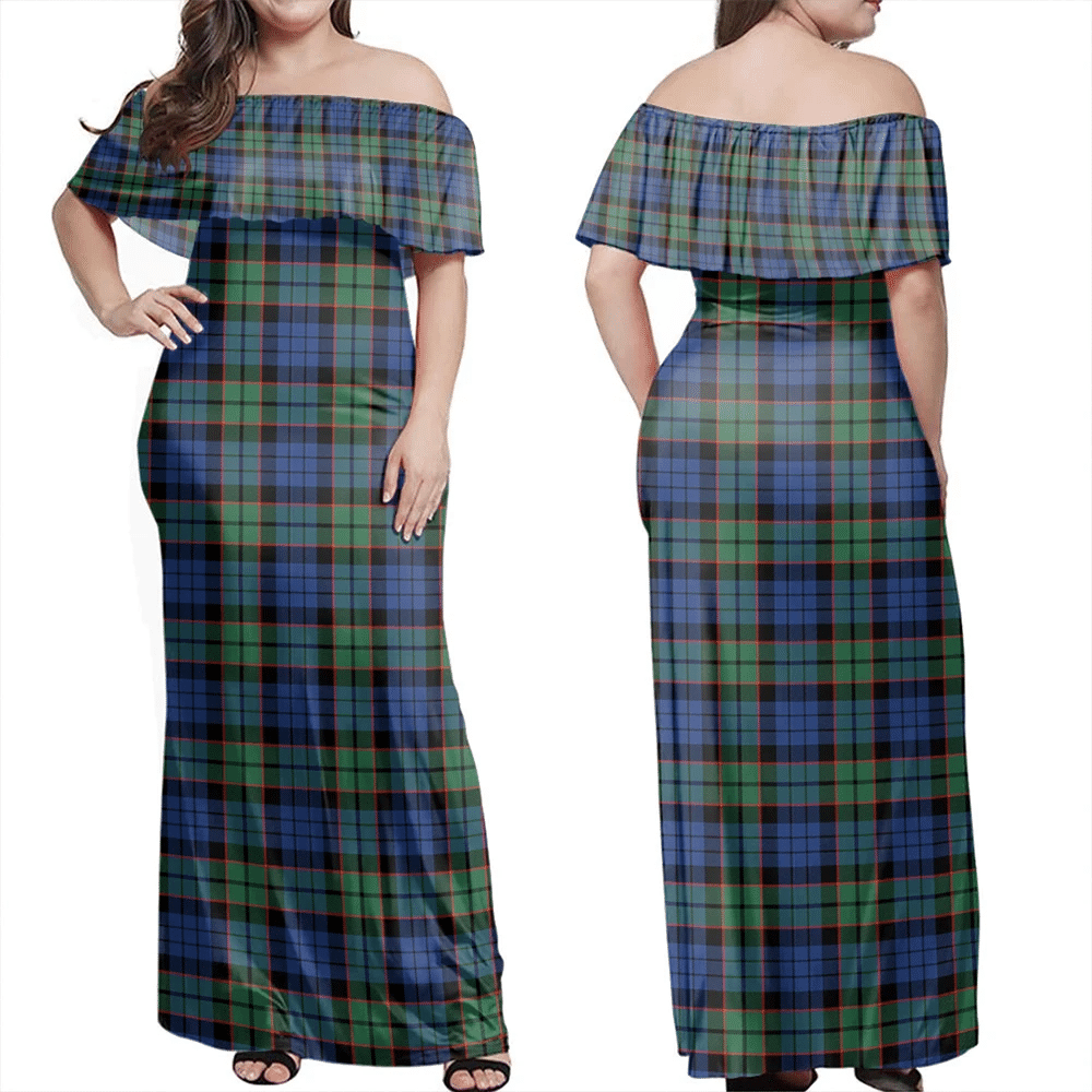 Clan Fletcher Ancient Tartan Hawaii Dress JX25 Clan Fletcher Tartan Hawaii Dress   