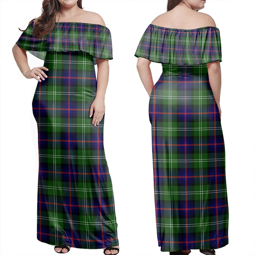 Clan Sutherland Modern Tartan Hawaii Dress QN78 Clan Sutherland Tartan Hawaii Dress   