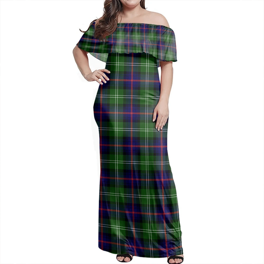 Clan Sutherland Modern Tartan Hawaii Dress QN78 Clan Sutherland Tartan Hawaii Dress   