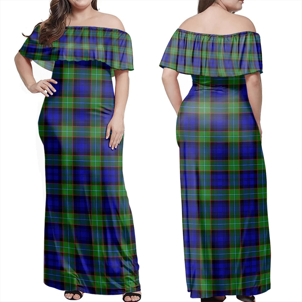 Clan Sempill Modern Tartan Hawaii Dress OP84 Clan Sempill Tartan Hawaii Dress   